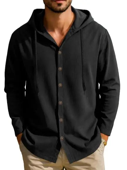 Men's Relax Fit Hooded Shirt || Casual Wear for Men || Full Sleeve Shirts || Stylish Shirt for Men Achord Store
