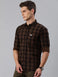 Men Small Checkered Slim Fit Cotton Casual Shirt Achord Store