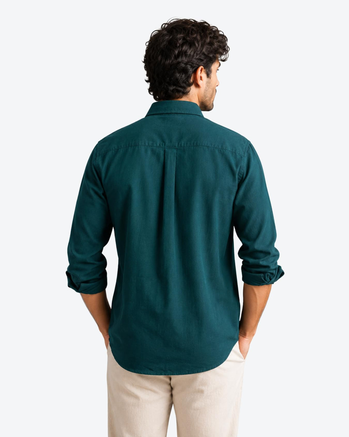 Men's Solid Linen Casual Shirt | Regular Fit | Breathable | Full Sleeve - Achord Store