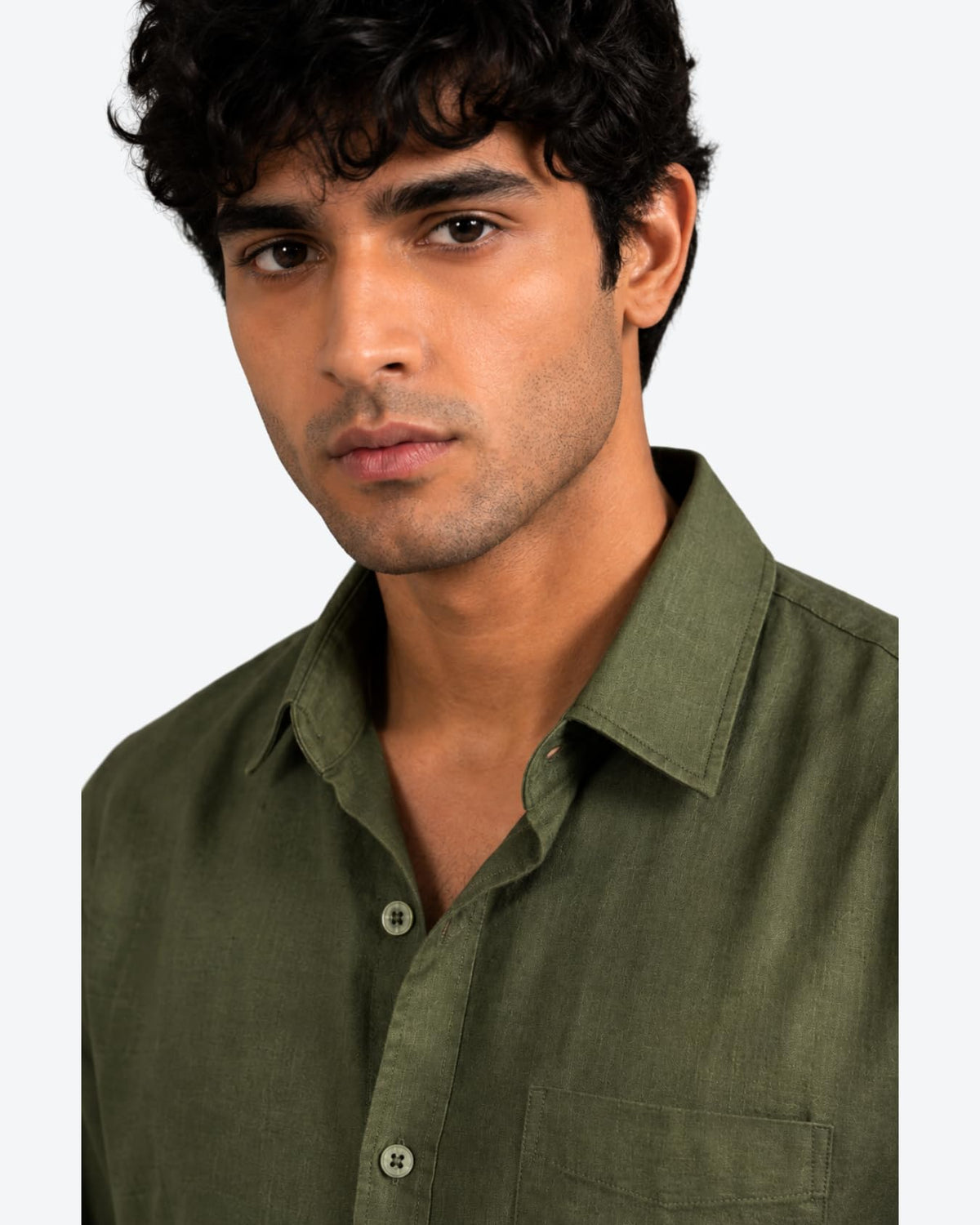 Men's Solid Linen Casual Shirt | Regular Fit | Breathable | Full Sleeve - Achord Store