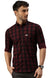 Men Small Checkered Slim Fit Cotton Casual Shirt Achord Store