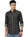 Men Small Checkered Slim Fit Cotton Casual Shirt Achord Store