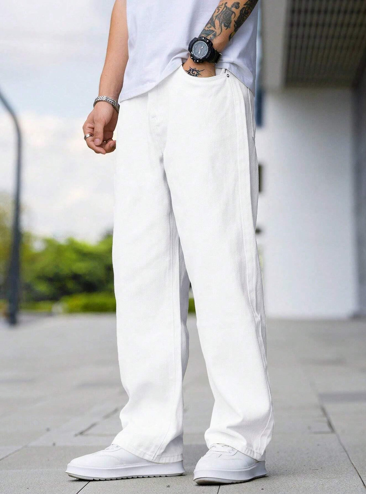 Men Relaxed FIT Denim Jeans | Loose Jeans for Men | Mens Baggy Fit Denim Jeans Pant | MDJ-22 - Achord Store