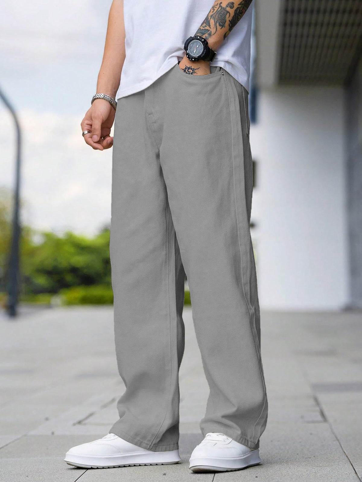 Men Relaxed FIT Denim Jeans | Loose Jeans for Men | Mens Baggy Fit Denim Jeans Pant | MDJ-22 - Achord Store