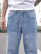 Men’s Relaxed Fit Straight-Leg Jeans|Comfortable & Durable Denim Jeans Achord Store