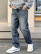 Achord Jeans for Men | Casual Jeans for Men | Loose Fit Denim Streetwear Pants (U-10-17) Achord Store