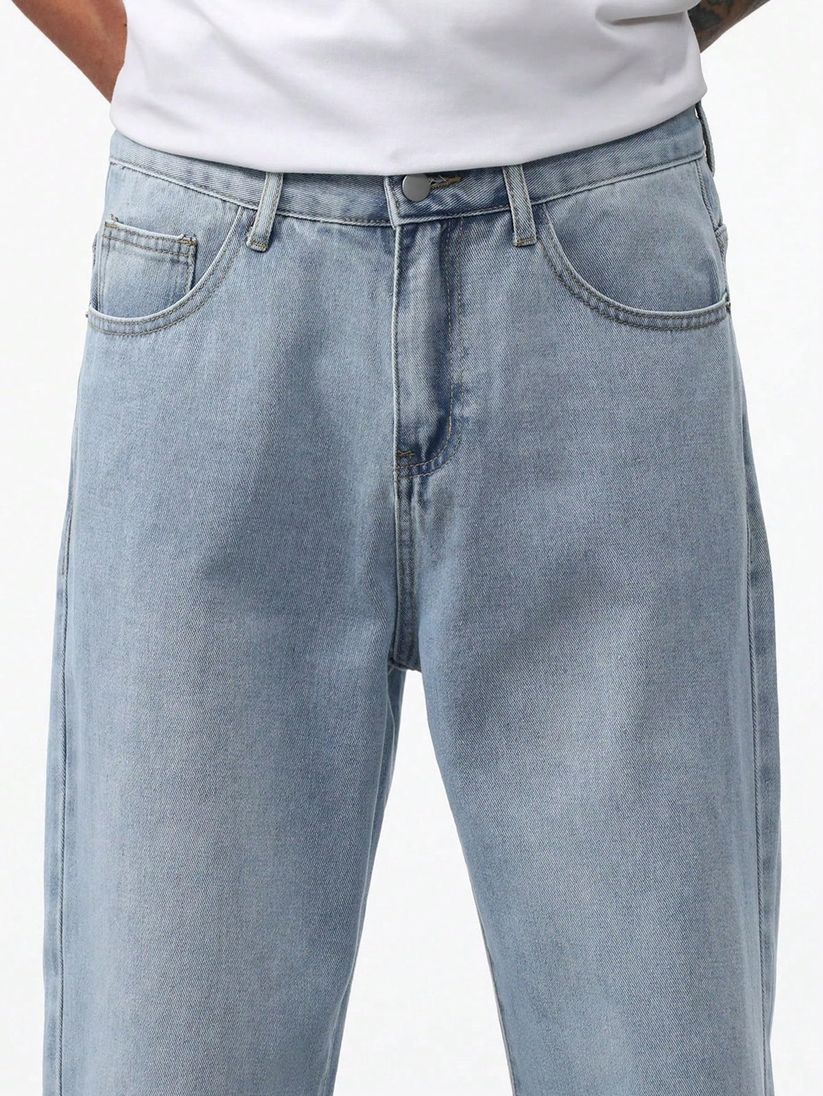 Jeans for Men | Denim Jeans | Relaxed Fit | Baggy Style | Wide Leg | Streetwear | Casual Wear | Everyday Comfort (U-20-21) - Achord Store