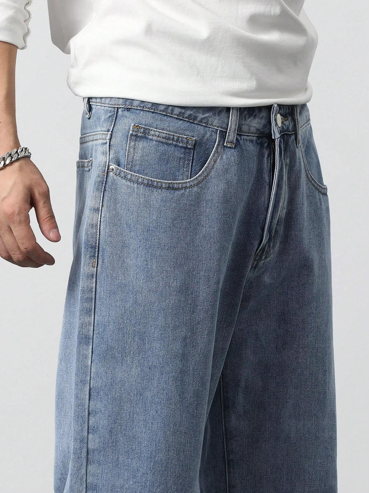 Men Relaxed FIT Denim Jeans | Loose Jeans for Men | Mens Baggy Fit Denim Jeans Pant | MDJ-22 - Achord Store