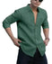 Men's Regular Fit Solid Pattern Laffer Cotton Shirt with Long Sleeve Collared Neck Standard Length and Button Down Closure Type | Mens Casual Shirts | Man's Formal Shirts Achord Store