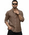 Men's Regular Fit Solid Pattern Laffer Cotton Shirt with Long Sleeve Collared Neck Standard Length and Button Down Closure Type | Mens Casual Shirts | Man's Formal Shirts Achord Store
