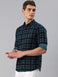 Men Small Checkered Slim Fit Cotton Casual Shirt Achord Store