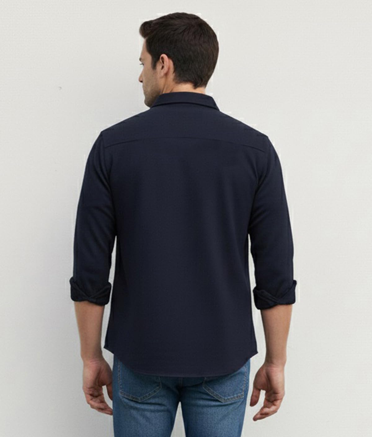 Men’s Stylish Cotton Blend Casual Shirt | Full Sleeve Button-Down Shirt with Dual Flap Pockets | Comfortable Breathable Fabric | Perfect for Casual Office and Outing Wear - Achord Store