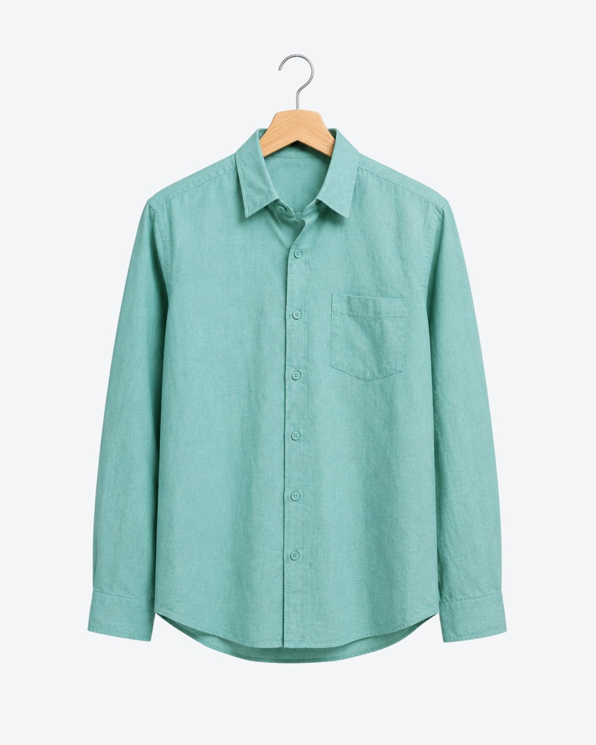 Men's Solid Linen Casual Shirt | Regular Fit | Breathable | Full Sleeve - Achord Store