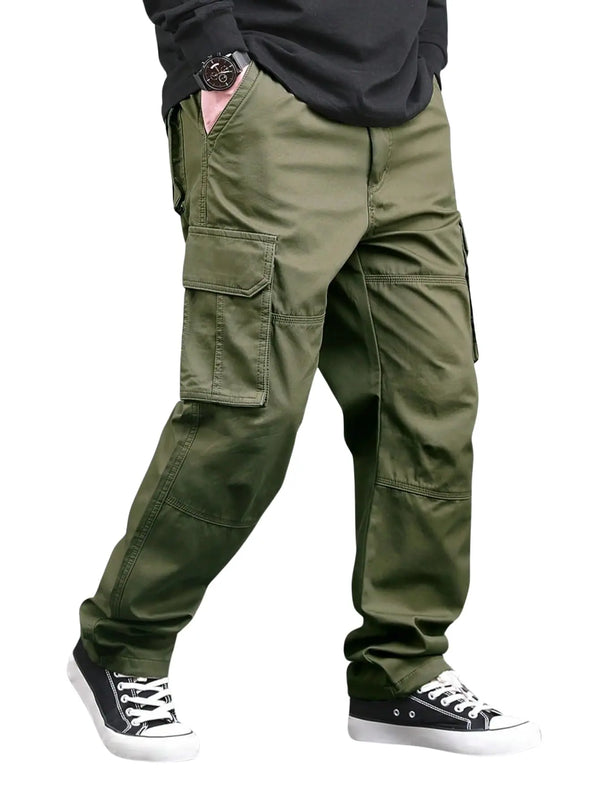 Cargo for Men | Cotton Cargo Pant | Drawstring Waist Pant (Also Available in Plus Sizes) (46-49) Achord Store