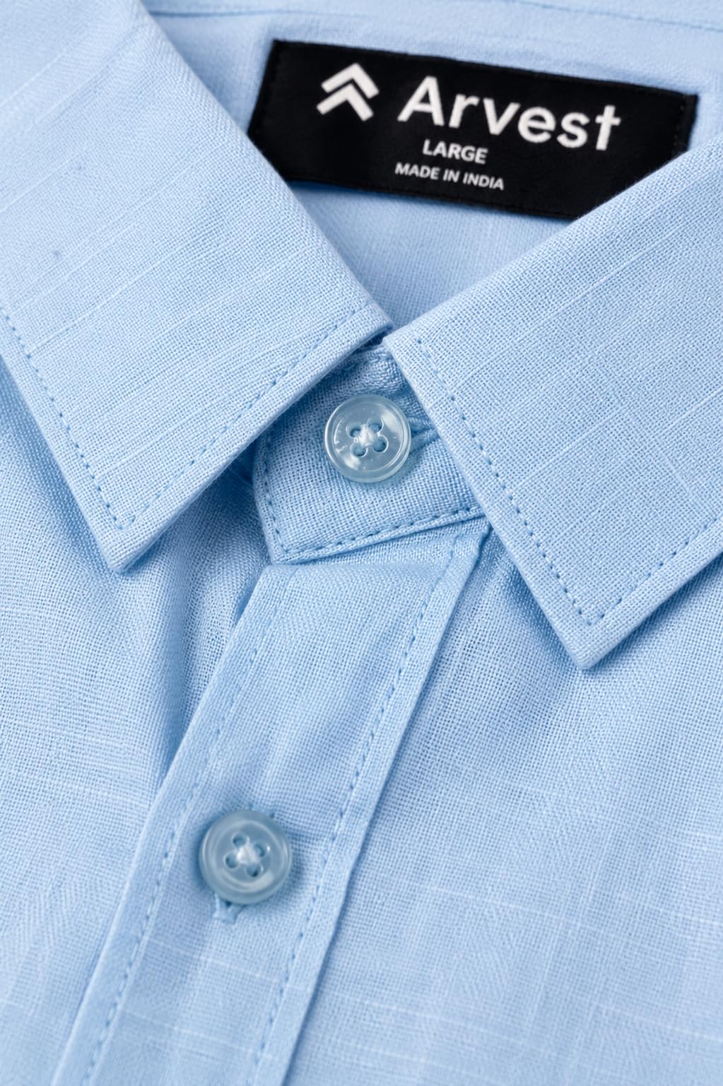 Men's Solid Linen Casual Shirt | Regular Fit | Breathable | Full Sleeve - Achord Store