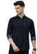 Men Small Checkered Slim Fit Cotton Casual Shirt Achord Store