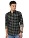 Men Small Checkered Slim Fit Cotton Casual Shirt Achord Store
