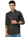 Men Small Checkered Slim Fit Cotton Casual Shirt Achord Store