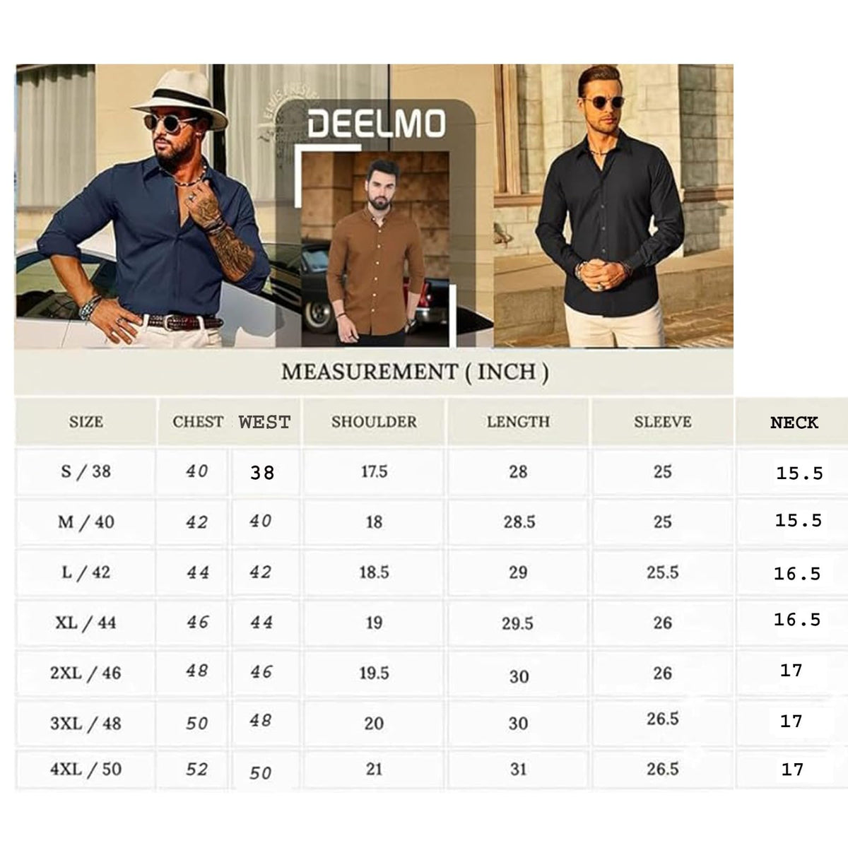 Men’s Stylish Cotton Blend Casual Shirt | Full Sleeve Button-Down Shirt with Dual Flap Pockets | Comfortable Breathable Fabric | Perfect for Casual Office and Outing Wear - Achord Store