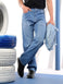 Men's Straight Fit Denim Jeans – Modern Regular Cut with Soft Fabric for Effortless Casual and Smart Look Achord Store