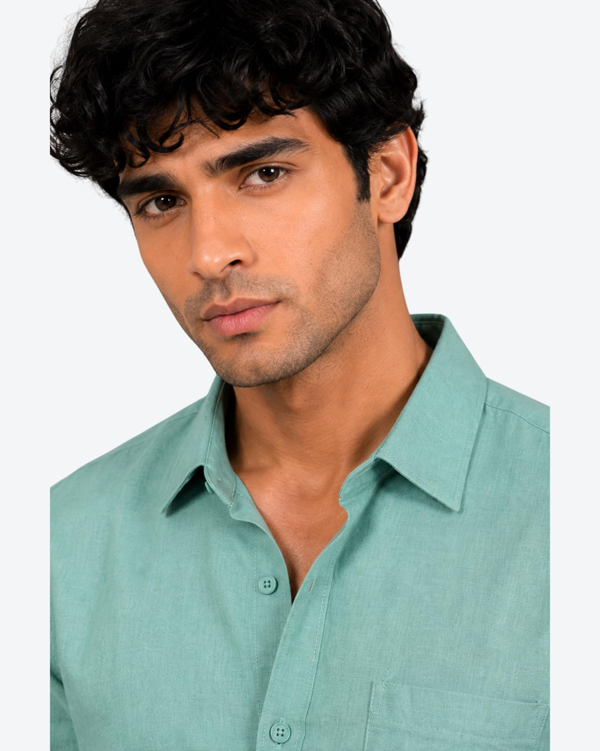 Men's Solid Linen Casual Shirt | Regular Fit | Breathable | Full Sleeve - Achord Store