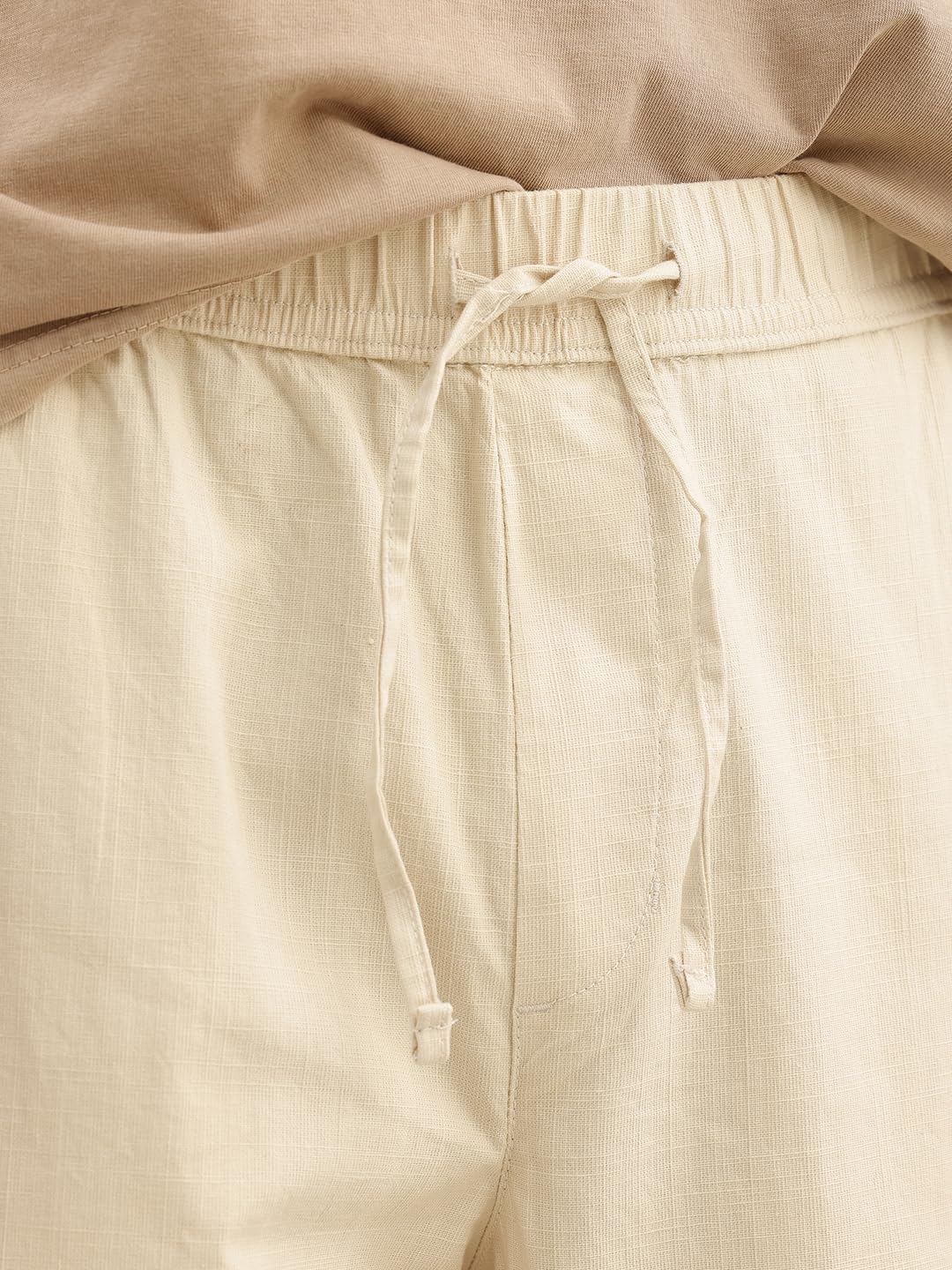 WROGN Men's Stretch Cotton Trousers | Solid | Loose Fit