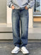 Achord Jeans for Men | Casual Jeans for Men | Loose Fit Denim Streetwear Pants (U-10-17) Achord Store