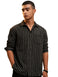 Highlander Men's Striped Relaxed Fit HLSH016124 Achord Store