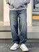 Achord Jeans for Men | Casual Jeans for Men | Loose Fit Denim Streetwear Pants (U-10-17) Achord Store
