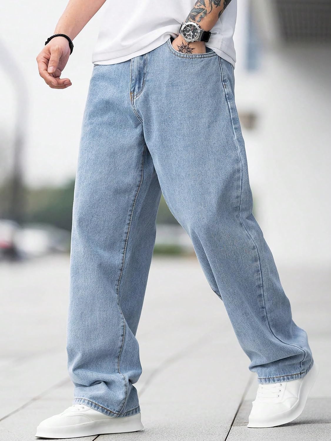 Mens Regular Fit|Classic Design with Stylish Look |Day Comfort|Mide Rise Strachable Jeans - Achord Store