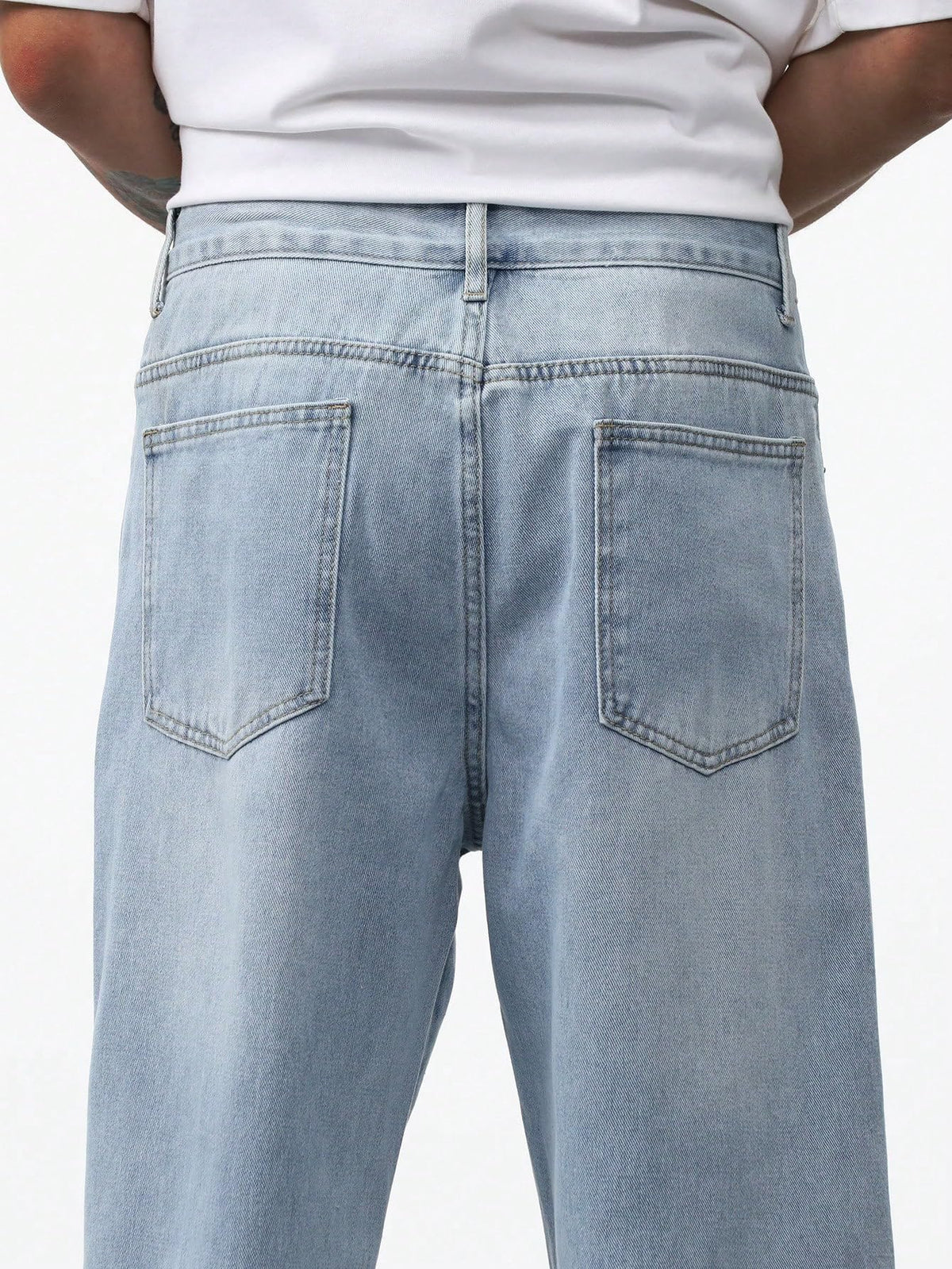 Jeans for Men | Denim Jeans | Relaxed Fit | Baggy Style | Wide Leg | Streetwear | Casual Wear | Everyday Comfort (U-20-21) - Achord Store