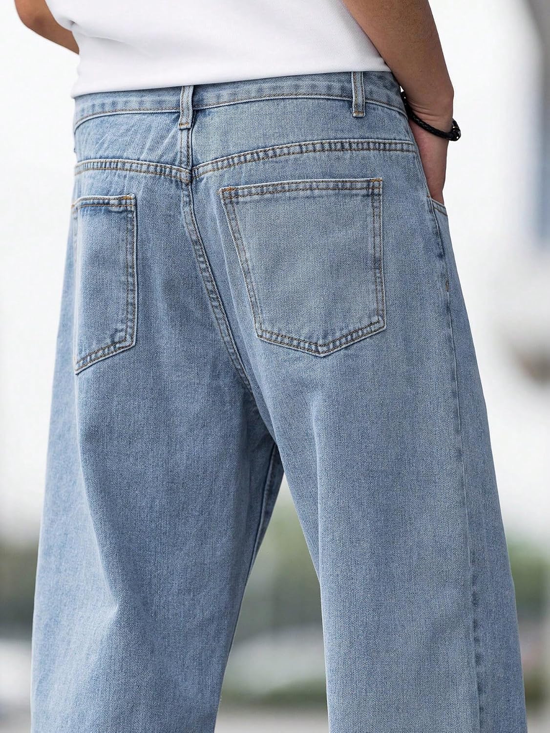Mens Regular Fit|Classic Design with Stylish Look |Day Comfort|Mide Rise Strachable Jeans - Achord Store